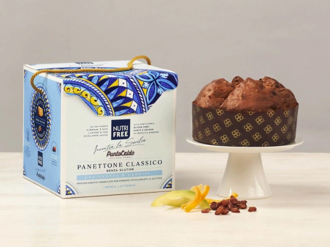 Nutrifree Panettone classico senza glutine con uvetta e canditi - 450 grammi